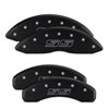 MGP 14208FMGPBK | MGP Front set 2 Caliper Covers Engraved Front MGP Black finish silver ch; 2011-2013 Alternate Image 3