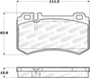 Stoptech 308.09840 | StopTech Street Brake Pads Mercedes-Benz SL55 AMG, Rear; 2003-2006 Alternate Image 1