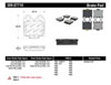 Stoptech 309.07710 | StopTech Sport Brake Pads Lexus IS300, Rear; 2001-2005 Alternate Image 1