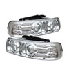 SPYDER 5009609 | Spyder Chevrolet Suburban 1500/2500 Halo LED ( Replaceable LEDs ) Projector Headlights - Chrome - (PRO-YD-CS99-HL-C); 2000-2006 Alternate Image 2