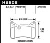 Hawk Performance HB808Z.570 | Hawk 10-15 Mercedes-Benz E63 AMG / 14-16 Mercedes-Benz E63 AMG S Ceramic Street Rear Brake Pads; 2010-2015 Alternate Image 5