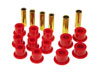 Prothane 14-1002 | 86.5-97 Nissan Hardbody 4wd Spring & Shackle Bushings - Red; 1986-1997 Alternate Image 1