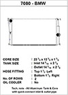 CSF 7080 | BMW 4 Series (F32/F33/F36) M/T Radiator; 1950-2020 Alternate Image 2