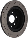 Stoptech 128.42088R | StopTech Infiniti EX37 Sport Cross Drilled Brake Rotor, Rear Right; 2013-2013 Alternate Image 8