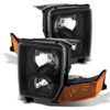 SPYDER 9023231 | Xtune Jeep Commander 06-10 Crystal Headlights Black HD-JH-JCOM06-AM-BK; 2006-2010 Alternate Image 1