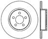 Stoptech 128.39039L | StopTech Volvo C30 Sport Cryo Cross Drilled Rotor, Rear Left; 2007-2013 Alternate Image 1