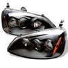 SPYDER 5010759 | Spyder Honda Civic 2/4DR (Non SI Model) Halo Projector Headlights - Black - (PRO-YD-HC01-AM-BK); 2001-2003 Alternate Image 2