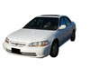 AVS 194959 | 98-02 Honda Accord Ventvisor In-Channel Front & Rear Window Deflectors 4pc - Smoke; 1998-2002 Alternate Image 1