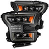 AlphaRex 880163 | Ford Raptor NOVA LED Proj Headlights Plank Style Alpha Black w/Activ Light/Seq Signal; 2017-2020 Alternate Image 3