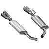 Kooks Headers 25206100 | Kooks Caprice PPVGM LS Engine OEM x 3in Axleback Exhaust With Kooks Polished Oval Race Mufflers and Quad 3in Slash Cut Polished Tips; 2011-2017 Alternate Image 4