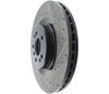 Stoptech 127.35091L | StopTech Mercedes-Benz GL450 Sport Drilled/Slotted Rotor, Front Left; 2007-2012 Alternate Image 2