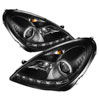 SPYDER 5015006 | Spyder Mercedes Benz R171 SLK ( HID Type ) DRL LED Projector Headlights - Black - (PRO-YD-MBSLK05-HID-DRL-BK); 2005-2010 Alternate Image 1