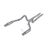 MBRP s7270al | 05-09 Ford Mustang GT 4.6L Dual Split Rear Race Version AL/ 3in Cat Back Exhaust System; 2005-2009 Alternate Image 2