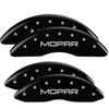 MGP 50001SMGPBK | MGP 4 Caliper Covers Engraved Front & Rear MGP Black finish silver ch Alternate Image 6