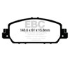 EBC dp43014r | 13+ Honda Accord Coupe 2.4 EX Yellowstuff Front Brake Pads; 2013-2023 Alternate Image 4