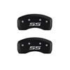 MGP 14217SSS4RD | 4 Caliper Covers Engraved Front & Rear Monte Carlo style/SS Red finish silver ch; 2008-2009 Alternate Image 3