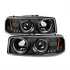 SPYDER 5009357 | Spyder Gmc Sierra Sierra Denali / Yukon, Denali, Yukon XL Halo Led Projector Headlights - Black - (PRO-YD-CDE00-HL-BK); 2000-2006 Alternate Image 2