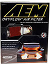 AEM Induction 2850099 | AEM 13-20 Nissan Sentra 1.8L DryFlow Air Filter; 2013-2020 Alternate Image 7