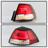 SPYDER 5086075 | Spyder Pontiac G8 08-09 Version 2 Light Bar LED Tail Lights - Red Clear- ALT-YD-PG808V2-LB-RC; 2008-2009 Alternate Image 2