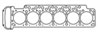 Cometic Gasket c4476-098 | Cometic 76-92 BMW M30B30/M30B32 90mm .098in MLS-5 533i/730i/733i Head Gasket; 1976-1992 Alternate Image 1