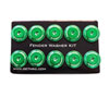 NRG fw-150gn | Fender Washer Kit w/Color Matched M6 Bolt Rivets For Plastic (Green) - Set of 10 Alternate Image 1