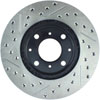 Stoptech 127.40023L | StopTech Honda CRX Sport Drilled/Slotted Rotor, Front Left; 1990-1991 Alternate Image 8