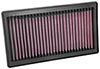 K&N Engineering 335081 | K&N 2018-2019 Hyundai Accent L4-1.6L F/I Replacement Air Filter; 2018-2019 Alternate Image 1