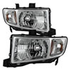 SPYDER 9025501 | Xtune Honda Ridgeline 06-13 Crystal Headlights Chrome HD-JH-HRID06-AM-C; 2006-2013 Alternate Image 1