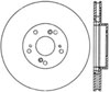 Stoptech 126.40057CSR | StopTech Honda Civic Sport Slotted Cryo Brake Rotor, Front Right; 2006-2015 Alternate Image 1