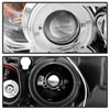 SPYDER 5009012 | Spyder BMW E90 3-Series 4Dr Halo Amber Eyebrow ( Replaceable Eyebrow Bulbs ) Projector Headlights - Chrome - (PRO-YD-BMWE9005-AM-C); 2006-2008 Alternate Image 5