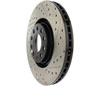 Stoptech 127.33096L | StopTech Audi S4 Sport Drilled/Slotted Rotor, Front Left; 2000-2002 Alternate Image 6