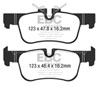 EBC ud1762 | 14+ BMW i3 Electric Ultimax2 Rear Brake Pads; 2014-2023 Alternate Image 4