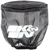 K&N Engineering rb0900dk | K&N Black DryCharger Round Straight Air Filter Wrap 4.5in ID x 4in H Alternate Image 2