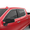 EGR 571895 | 2019 Chevy 1500 Double Cab In-Channel Window Visors - Matte Alternate Image 3