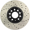 Stoptech 127.33039R | StopTech Audi A4 Sport Drilled/Slotted Rotor, Front Right; 1996-2008 Alternate Image 6