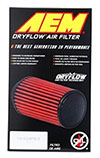 AEM Induction 212058dk | AEM DryFlow Air Filter Kit 4in x 7in DRYFLOW W/O Hole Alternate Image 11