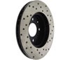 Stoptech 128.40021R | StopTech Honda Fit Sport Cryo Cross Drilled Rotor, Front Right; 2007-2014 Alternate Image 7