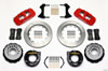 Wilwood 140-10941-r | AERO4 Rear P-Brake Kit 14.00in Red Chevy C-10 2.42 Offset 5-lug; 1975-1986 Alternate Image 1