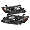 SPYDER 5039422 | Spyder Toyota Camry DRL LED Projector Headlights - Black - (PRO-YD-TCAM07-DRL-BK); 2007-2009 Alternate Image 1