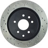 Stoptech 128.42079R | StopTech Nissan 350Z Sport Cross Drilled Brake Rotor, Rear Right; 2003-2008 Alternate Image 3