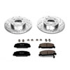 PowerStop k398 | Power Stop 88-89 Honda CRX Front Z23 Evolution Sport Brake Kit; 1988-1989 Alternate Image 2