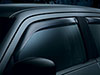 WeatherTech 80307 | 2002-2005 BMW 745i Front Side Window Deflectors - Dark Smoke; 2002-2005 Alternate Image 1