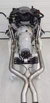 American Racing Headers MBC63-08178300LSWC | ARH Mercedes C63 1-7/8in x 3in Headers, Catted 3in X-Pipe with Rear Connection Pipes; 2008-2015 Alternate Image 1