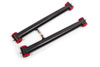 BMR Suspension UTCA021H | BMR Tubular UPPER Control Arms Rear Trailblazer SS Black Hammertone; 2003-2009 Alternate Image 1