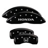 MGP 20201SHOHBK | 4 Caliper Covers Engraved Front Honda Engraved Rear H Logo Black finish silver ch; 2012-2014 Alternate Image 7