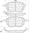 Stoptech 305.09690 | StopTech Street Select Brake Pads Nissan Maxima, Front; 2004-2008 Alternate Image 1