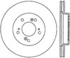 Stoptech 126.40026CSR | StopTech Acura Legend Sport Slotted Cryo Brake Rotor, Front Right; 1991-1995 Alternate Image 1