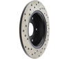 Stoptech 128.40055L | StopTech Acura TSX Sport Cryo Cross Drilled Rotor, Rear Left; 2004-2008 Alternate Image 4