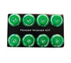 NRG fw-800gn | Fender Washer Kit w/Color Matched M8 Bolt Rivets For Plastic (Green) - Set of 8 Alternate Image 1