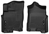 Husky Liners 55451 | 17-24 Nissan Titan Crew Cab/16-24 Titan XD Crew Cab X-Act Front Floor Liner Set Black; 2017-2024 Alternate Image 15